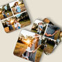 Set Of Four Personalised Photo Montage Coasters, thumbnail 1 of 4