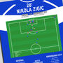 Nikola Zigic Carling Cup Final 2011 Birmingham Print, thumbnail 2 of 2