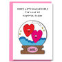 15th Anniversary Card Crystal Wedding Anniversary Card, thumbnail 1 of 2