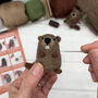 Needle Felting Kit Beavers, thumbnail 4 of 11