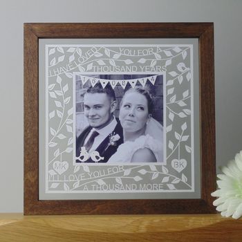 Personalised Wedding Lyric Or Quote Papercut, 4 of 10
