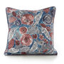 Misty Blue Soft Velvet 50cm X 50cm Cushion Including Pad, thumbnail 2 of 3