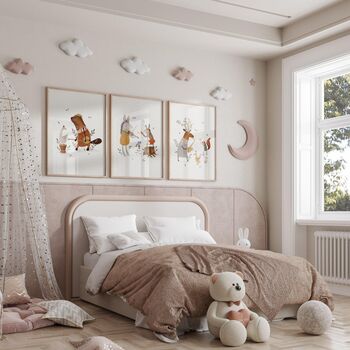 Little Woodland Musicians Nursery Prints, 2 of 2