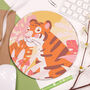 Cute Tiger Mouse Pad, thumbnail 3 of 4