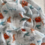 Endangered Animals Patterned Muslin Blanket / Comforter, thumbnail 3 of 4