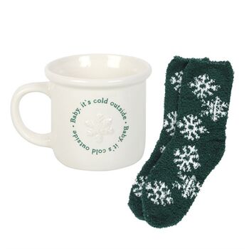Christmas Gift Set Festive Mug And Socks, 2 of 4