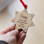 Personalised Wooden Christmas Star For Primary School Pupils, thumbnail 3 of 4