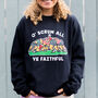 Funny Rugby Unisex Christmas Jumper, thumbnail 1 of 7