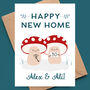 Personalised New Home Card With Toadstools, thumbnail 2 of 5