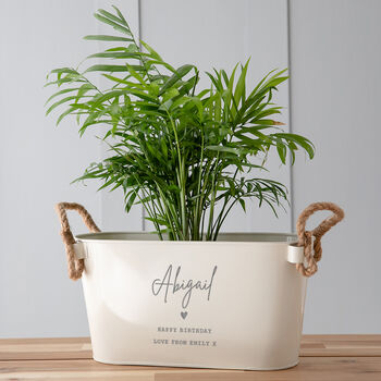 Personalised Metal Planter For Her, 5 of 7