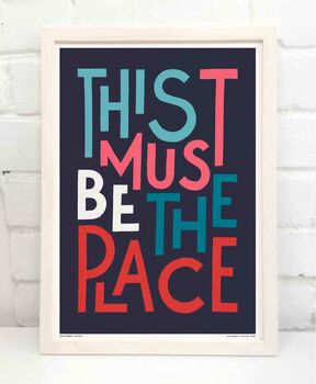 This Must Be The Place Print, 6 of 8