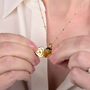 Starlight Keepsake Heart Locket Necklace Sterling Silver, thumbnail 3 of 4
