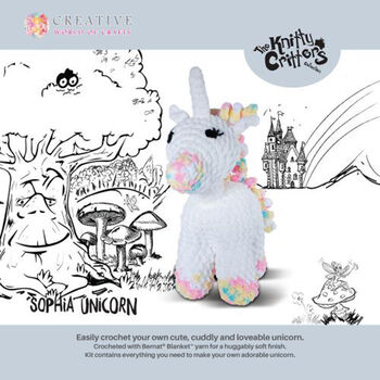 Sophia Unicorn Crochet Kit, 2 of 4
