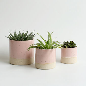 Handmade Ceramic Plant Pots Set Of Two Or Three, 4 of 9