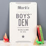Personalised Boys Games Room Metal Sign, thumbnail 3 of 6