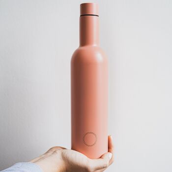 Pink Insulated Wine Bottle Cooler, 8 of 8