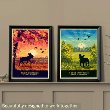 French Bulldog Limited Edition Beach Sunset Gift Print, 8 of 8