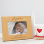 Personalised New Baby Girl Photo Frame, thumbnail 1 of 6
