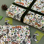 Woodland Animals Wrapping Paper, thumbnail 1 of 8