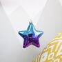 Rainbow Ombre Hanging Star LED Light Decoration, thumbnail 10 of 12