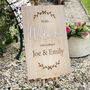 Personalised Wedding Wooden Sign Bundle, thumbnail 1 of 7