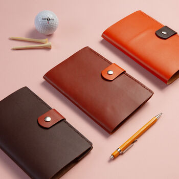 Golf Score Card Leather Wallet Personalised, 3 of 11
