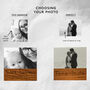 Personalised Wooden Photo Coaster Couples, thumbnail 6 of 7