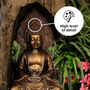 Secluded Buddha LED Garden Water Feature, thumbnail 4 of 5