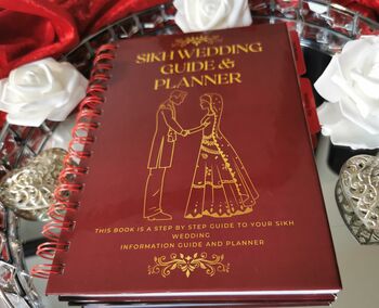 Red Sikh Wedding Guide And Planner, 6 of 7