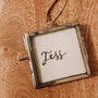 Tiny Brass Photo Frame Place Card, thumbnail 5 of 9