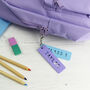 Acrylic Personalised School Bag Tag, thumbnail 1 of 4