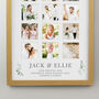 Personalised Botanical Oak Multi Photo Frame Wedding Gift, thumbnail 5 of 6