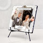 Our Forever Day Personalised Rock Photo Slate Wedding Gift, thumbnail 1 of 6