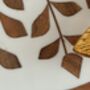 Round Decorative Serving Tray, Inlay Work On Wood, thumbnail 5 of 12