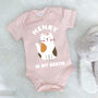 Personalised Cat Is My Bestie Babygrow, thumbnail 1 of 6