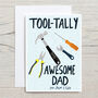 Tool Tally Awesome Dad Father's Day Card, thumbnail 3 of 3