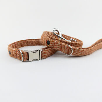 Luxury Herringbone Dog Collar, 8 of 12
