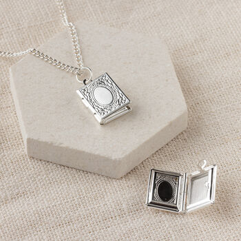 Personalised Mini Book Photo Locket For Her, 4 of 7