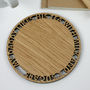 Personalised Wooden Round Tea Or Coffee Coaster, thumbnail 4 of 6