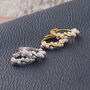 Sterling Silver Pearl Branch Hoops, thumbnail 8 of 8