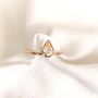 Pear Diamond Solitaire Ring On 18ct Gold, thumbnail 1 of 5