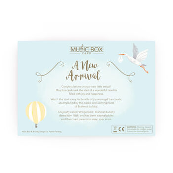 A New Arrival Music Box Card, 7 of 7