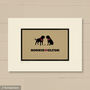Personalised Rottweiler Print For One Or Two Dogs, thumbnail 9 of 10