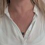 The Trio Black Onyx Necklace, thumbnail 4 of 8