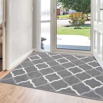 Carpet Runners Rug For Hallways Non Slip Dark Grey, 5 of 9