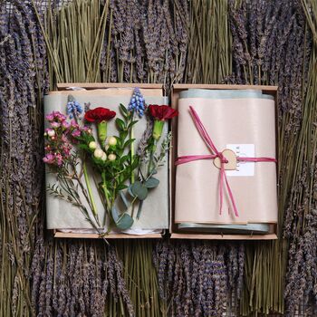 Gift Wrapped Fresh Flower Botanical Box, 7 of 10