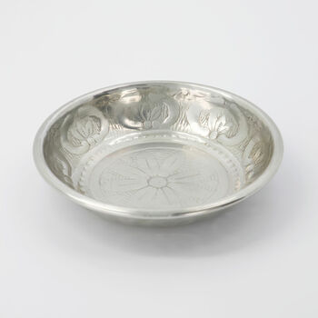 Etched Silver Trinket Bowl, 5 of 5