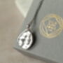Sterling Silver Pebble Locket Necklace, thumbnail 5 of 9