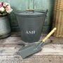 Fireside Ash Bucket And Shovel In French Grey, thumbnail 1 of 3