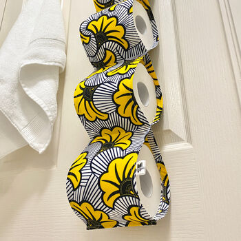 Toilet Roll Holder Yellow Flowers, 2 of 7